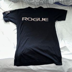 Rouge Fitness Reflection Logo T-shirt. Size Small